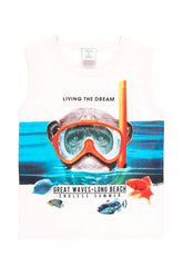 MAGLIA BAMBINO  BIANCO